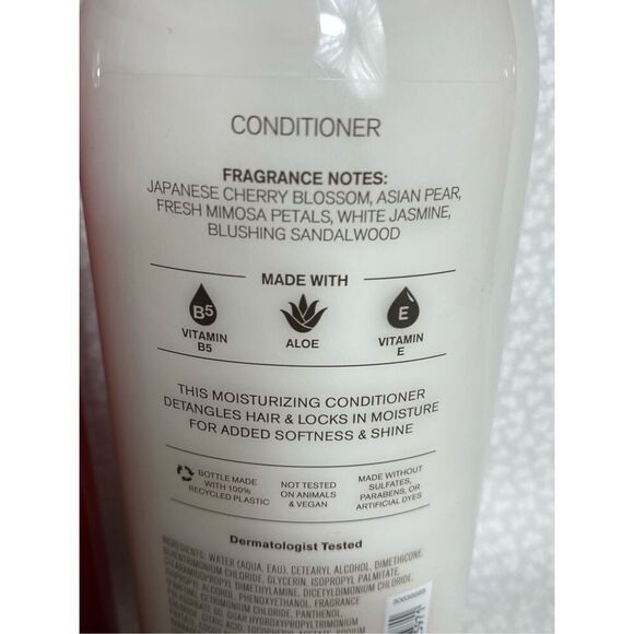 Bath and Body Works Japanese Cherry Blossom  Shampoo & Conditioner 2 pc SET - Picture 4 of 5